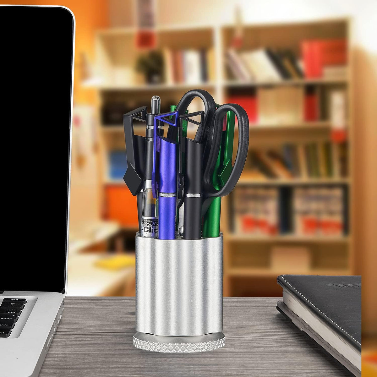 Rotating Aluminum Pen Stand - view 2