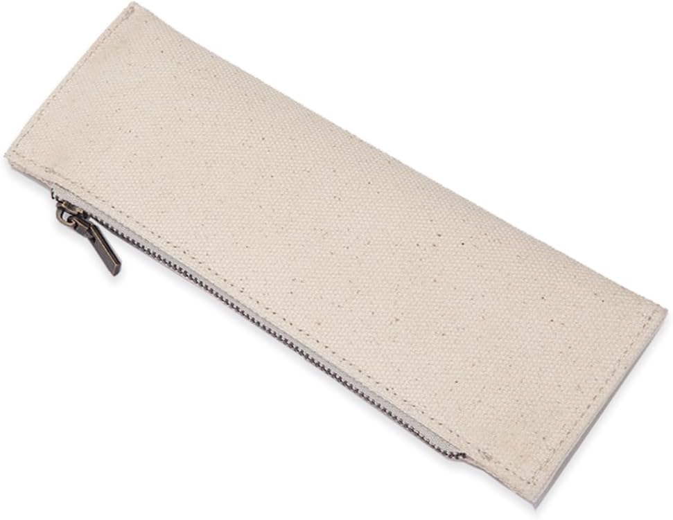Flat Canvas Pencil Pouch - view 1