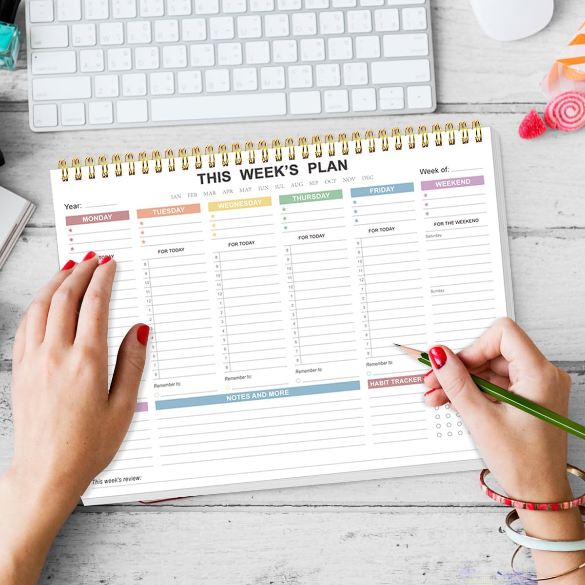Spiral Weekly Planning Pad - view 2