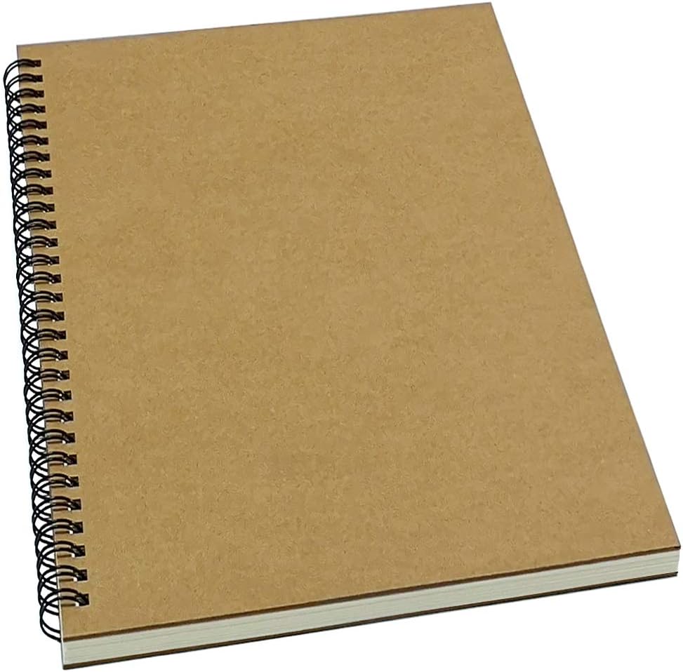 Kraft Spiral Squared Notebook - view 1