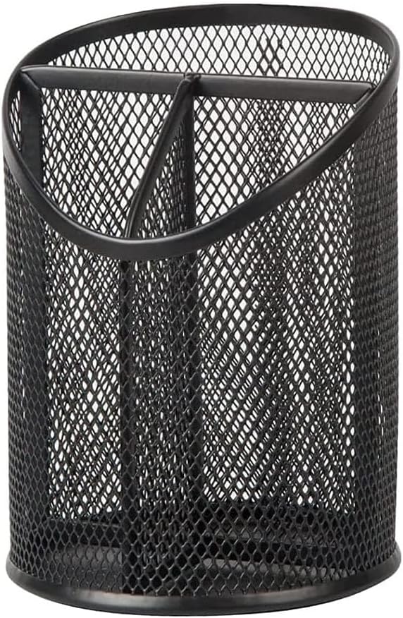 Black Mesh Pen Cup